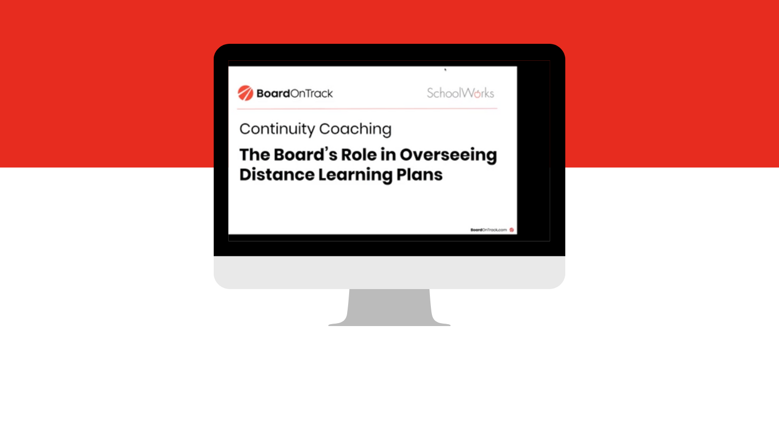 The Board's Role in Overseeing Distance Learning Plans