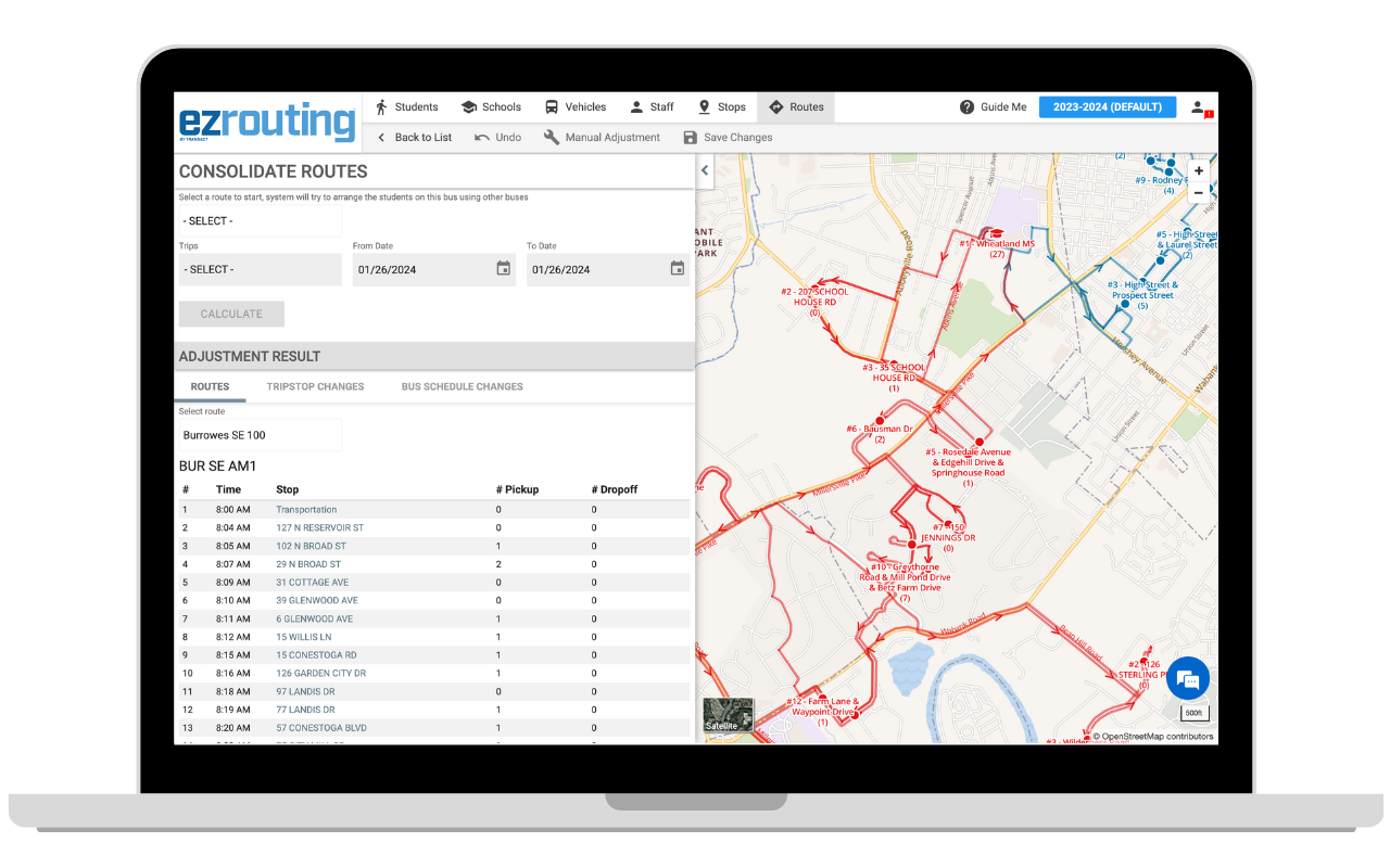 Consolidate Routes