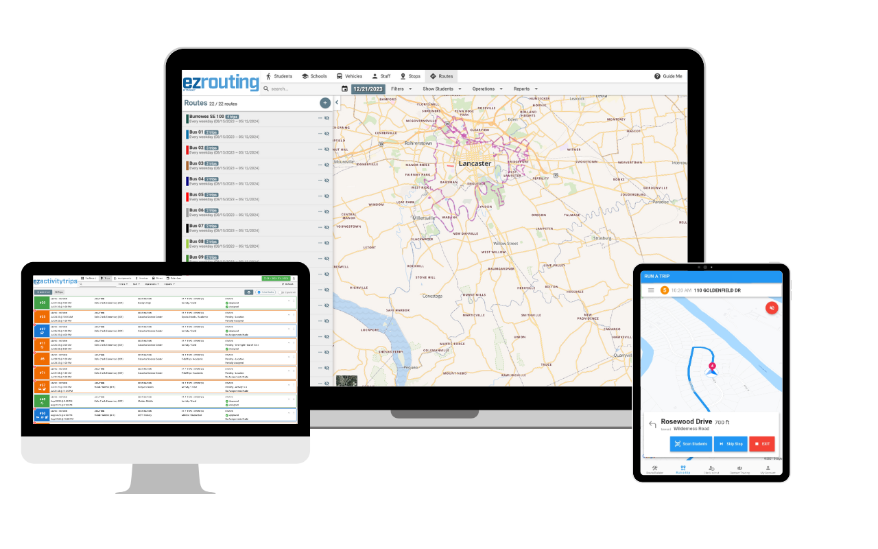 EZRouting - EZActivityTrips - SafeDriver360 V2