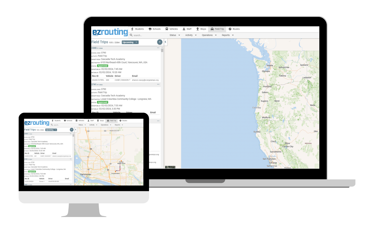 EZRouting and EZActivityTrips Combo