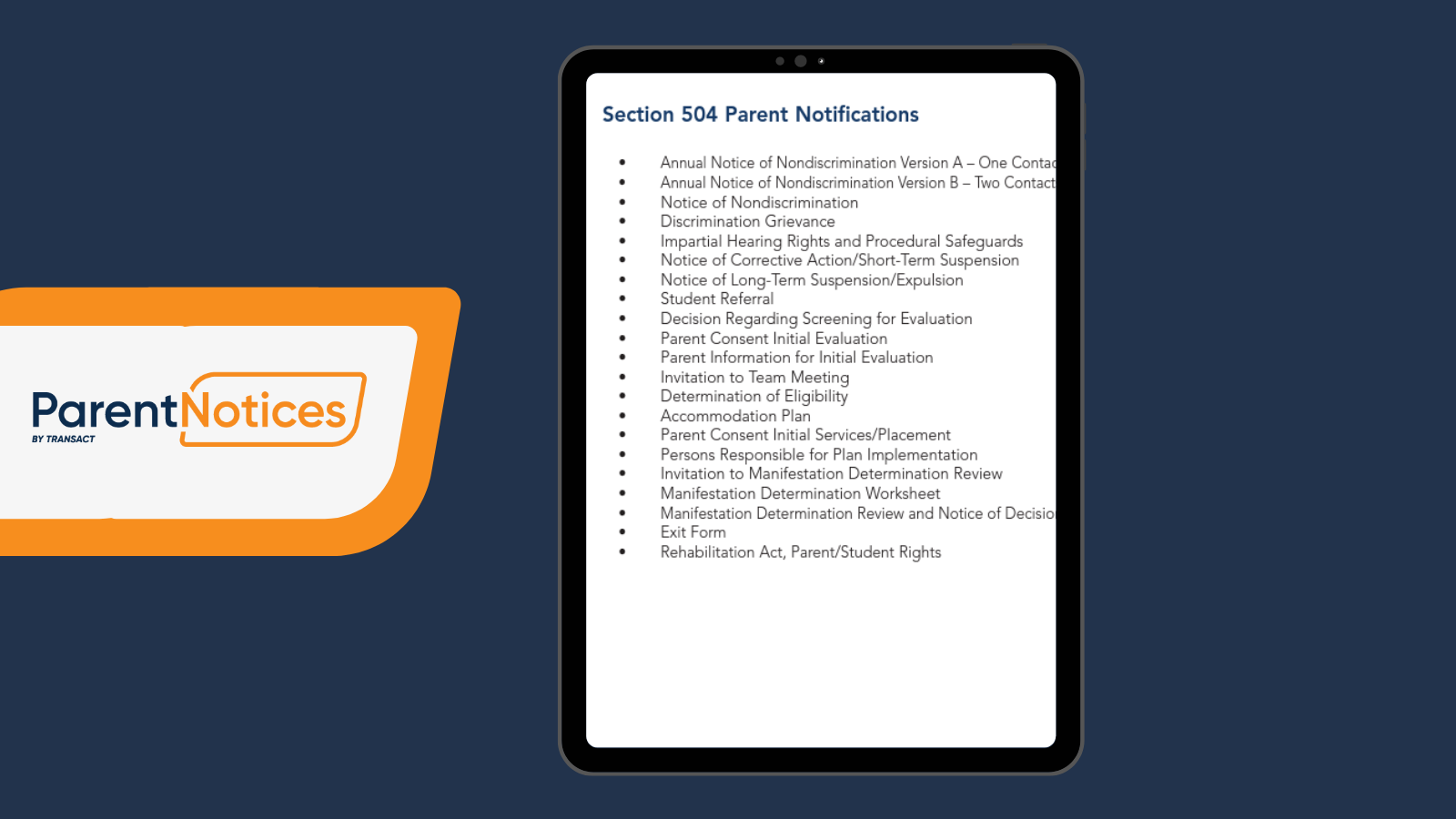 Section 504 Compliance Collection