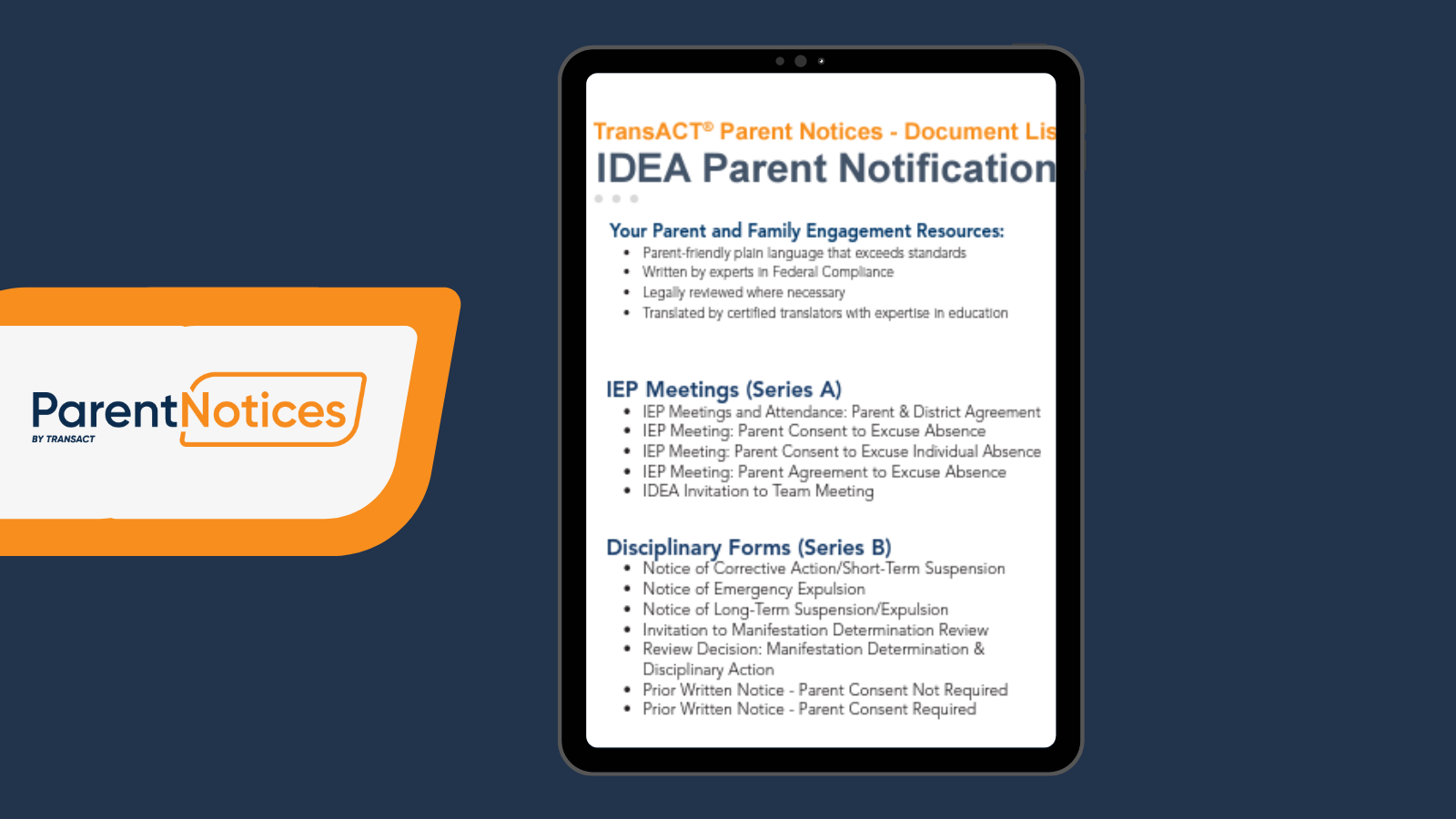 TransACT IDEA Compliance Collection