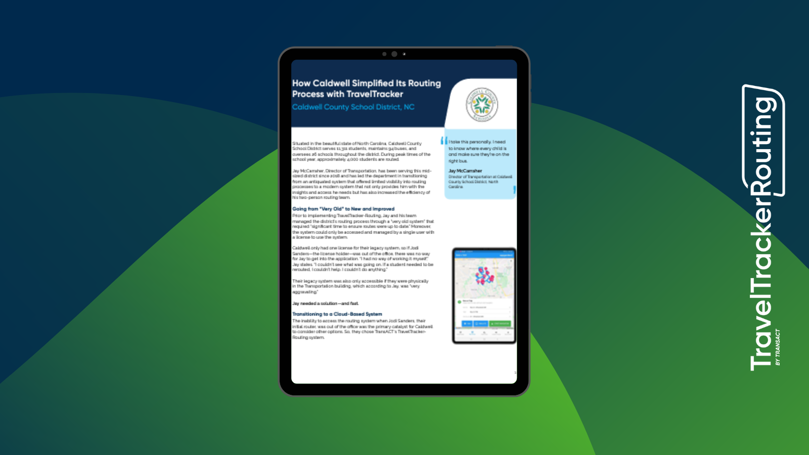 How Caldwell Simplified Its Routing Process with TravelTracker