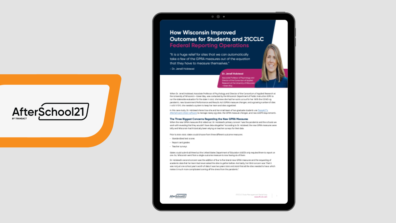 How Wisconsin Improved Outcomes for Students and 21CCLC Federal Reporting Operations